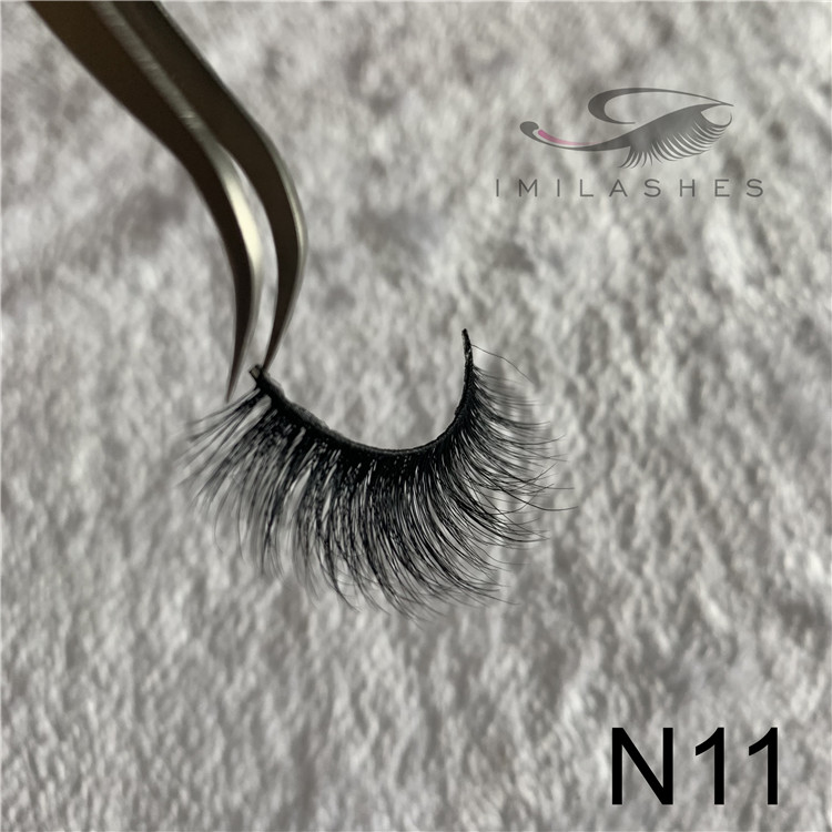 Wholesale real velour mink fur lashes